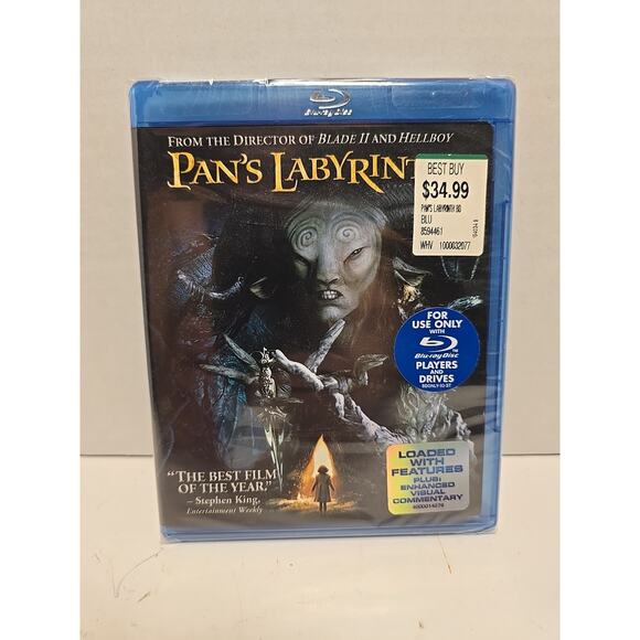 Pans Labyrinth Blu-ray Disc 2007) BRAND NEW Scifi Sealed - Picture 1 of 2